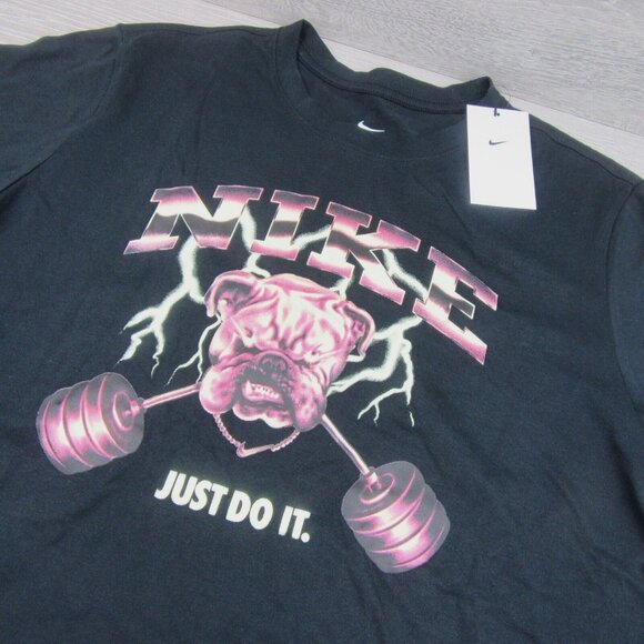 Nike Fitness Graphic T-Shirt Mens Size Large Black TEE NEW - Picture 4 of 11